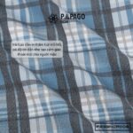 Áo sơ mi nam PAPAGO tay ngắn vải Lụa bóng in caro