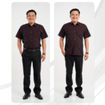 Áo sơ mi nam Trung niên tay ngắn PAPAGO vải Cotton 100% không pha - P23SNKN001 - Ảnh 2