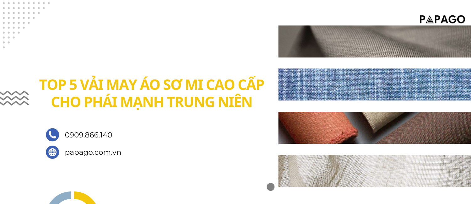 Top 5 Vải May Áo Sơ Mi Cao Cấp Cho Phái Mạnh Trung Niên