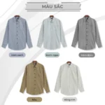 Áo sơ mi nam Trung niên tay dài PAPAGO vải Xô đũi kẻ sọc - P23SDKD001 - Ảnh 5