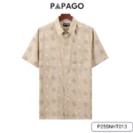 Áo sơ mi nam Trung niên lai ngang in họa tiết sang trọng - P25SNHT013 - Ảnh 8