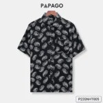 Áo sơ mi nam trung niên PAPAGO tay ngắn lai ngang xẻ tà - P23SNHT005 - Ảnh 14
