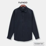 Áo sơ mi nam trung niên PAPAGO tay dài vải kate màu trơn - P23SDKT001 - Ảnh 14
