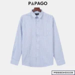 Áo sơ mi nam Trung niên tay dài chất liệu Oxford sọc cao cấp - P25SDKD003 - Ảnh 5