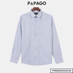 Áo sơ mi nam Trung niên tay dài chất liệu Oxford sọc cao cấp - P25SDKD003 - Ảnh 6
