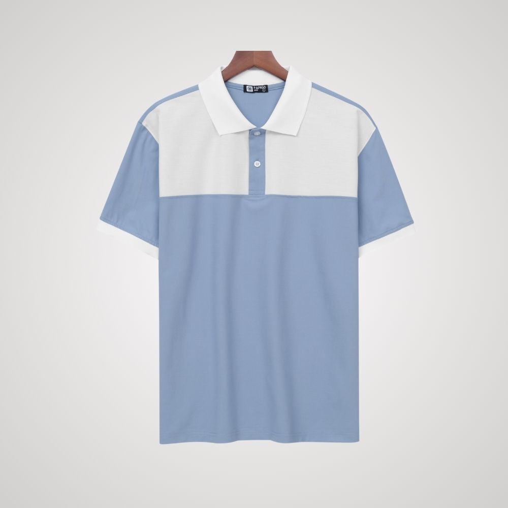 Áo polo nam trung niên, chất liệu Polyester co giãn, thấm hút tốt, thoải mái vận động, mẫu P23PLTP001 từ thương hiệu PAPAGO