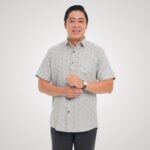 Áo sơ mi nam trung niên tay ngắn lai bầu, chất liệu Linen thoáng mát, dễ chịu, mẫu P24SNHT011 từ thương hiệu PAPAGO
