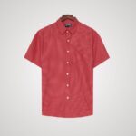 Áo sơ mi nam trung niên tay ngắn, chất liệu lụa Viscose mềm nhẹ, thoáng mát, mẫu P23SNHT007 từ thương hiệu PAPAGO