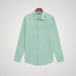 Áo sơ mi nam trung niên tay dài trơn, chất liệu Oxford cao cấp, đứng form, lịch lãm, mẫu P23SDCT001 từ thương hiệu PAPAGO