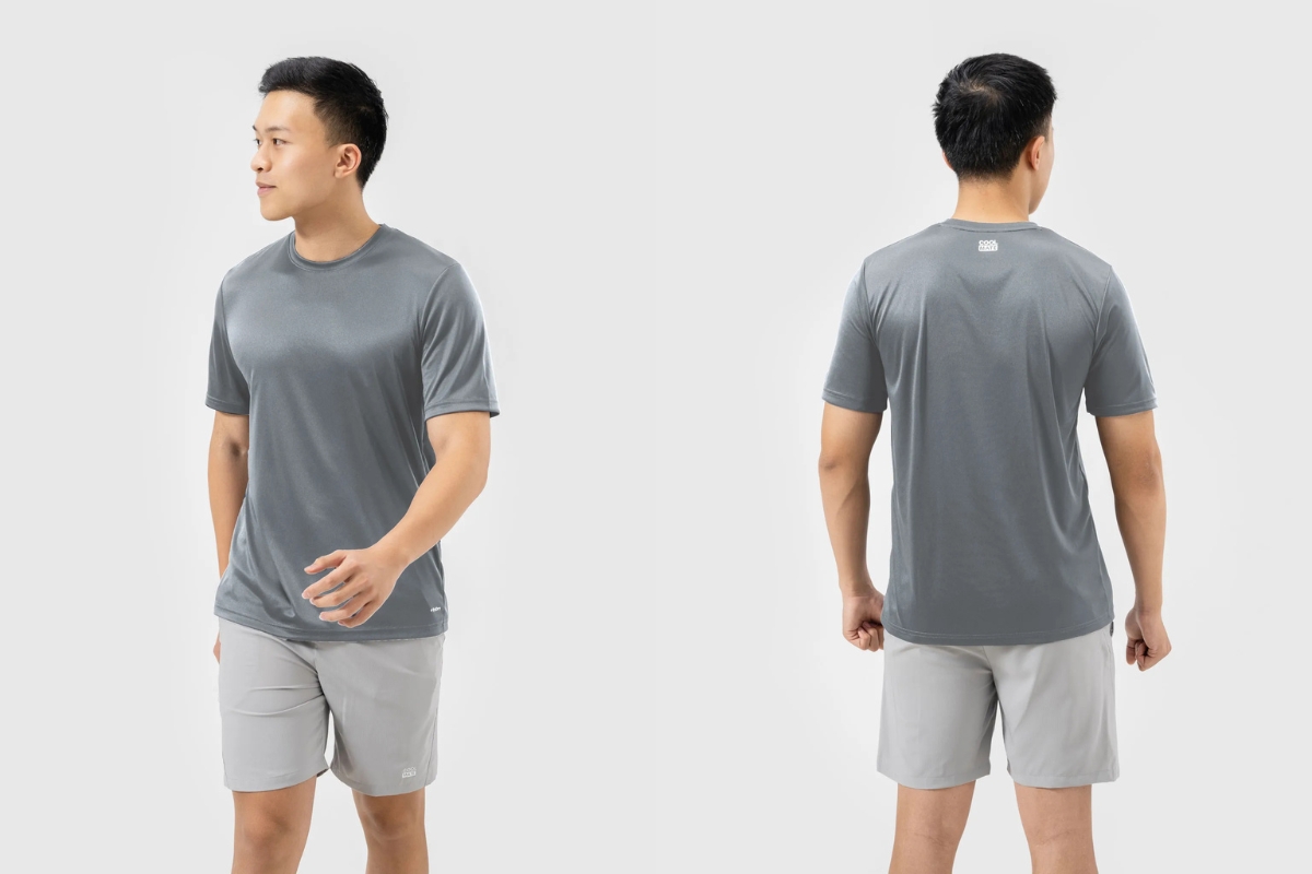 áo thun nam vải polyester