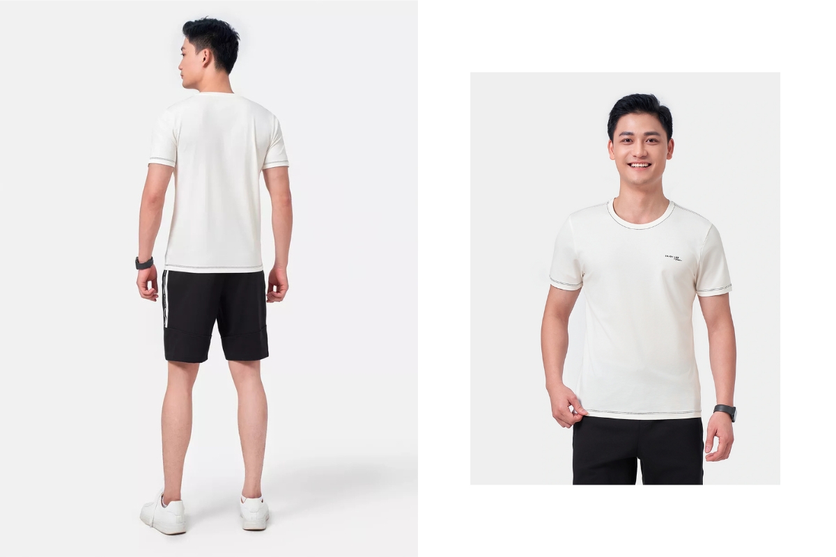 áo thun nam vỉa viscose