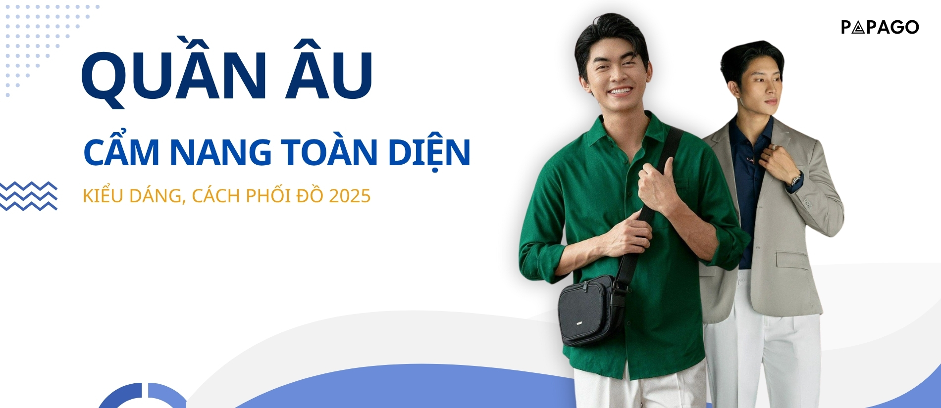 banner cẩm nang quần âu nam