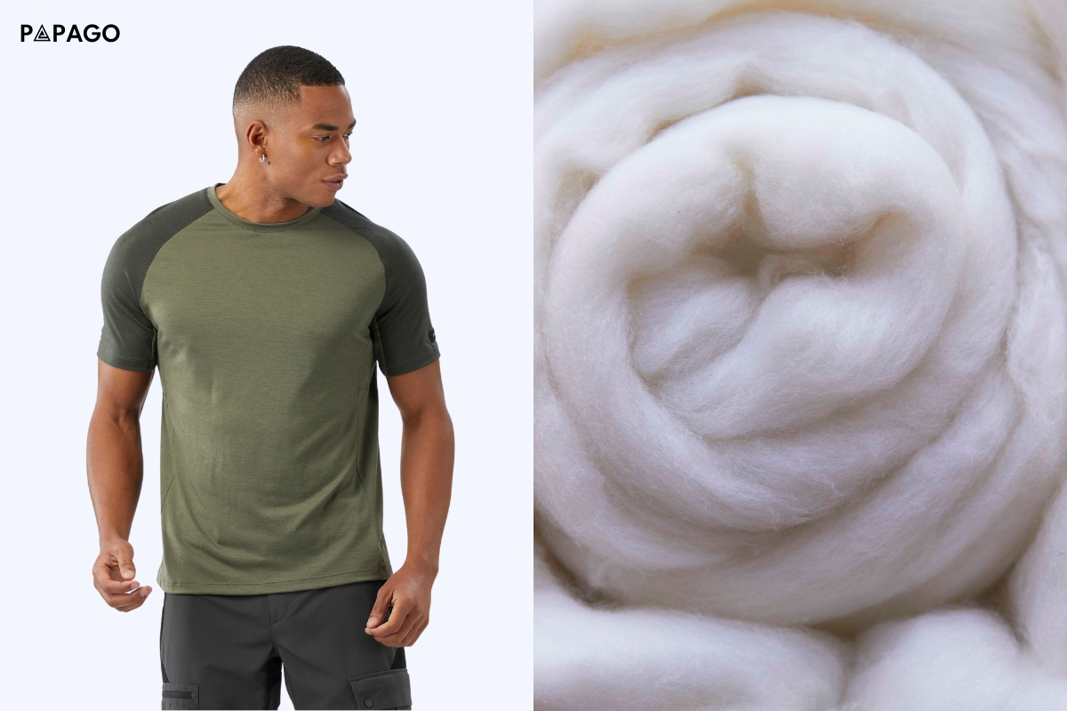 chất liệu vải len merino