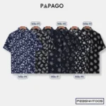 Áo sơ mi nam trung niên PAPAGO tay ngắn lai ngang xẻ tà - P23SNHT005 - Ảnh 15