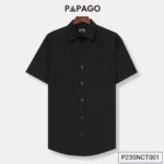 Áo sơ mi nam PAPAGO vải Oxford tay ngắn lai bầu - P24SNCT001 - Ảnh 13