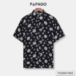 Áo sơ mi nam trung niên PAPAGO tay ngắn lai ngang xẻ tà - P23SNHT005 - Ảnh 13