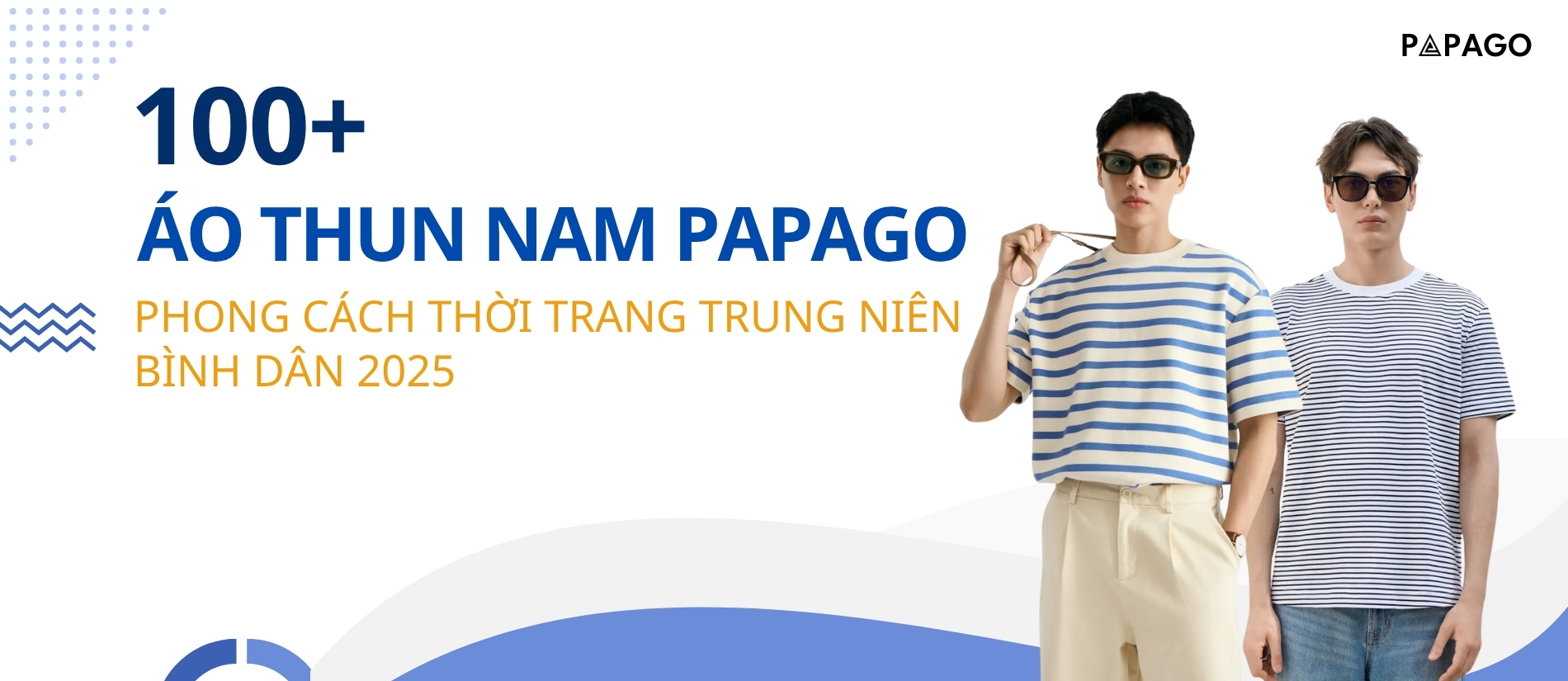 banner áo thun nam papago