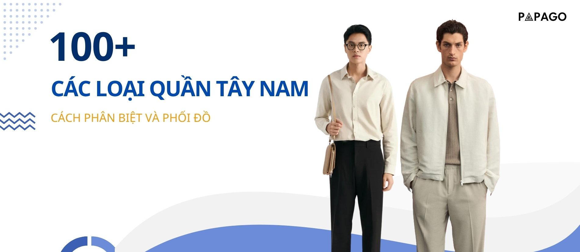 banner top 100 quần tây nam