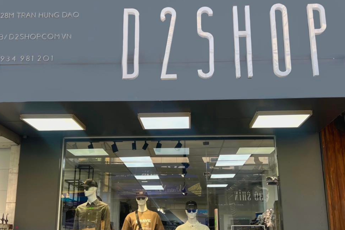 cửa hàng quần áo nam d2 shop
