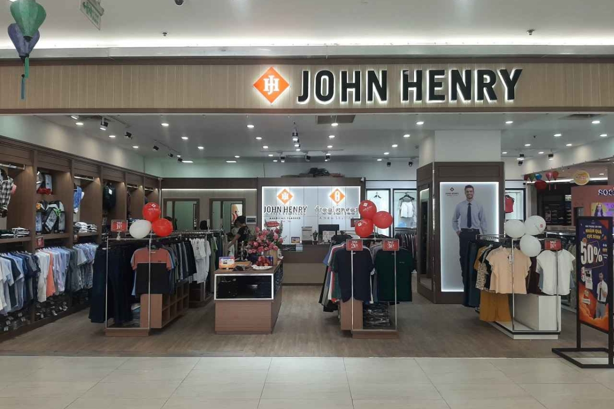 cửa hàng quần áo nam john henry