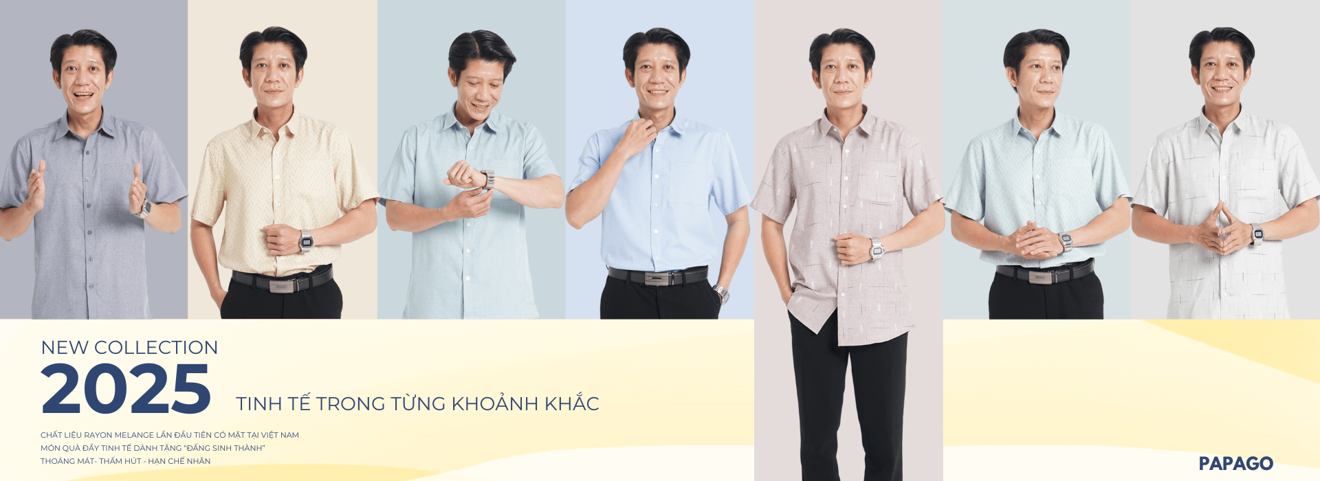 quần áo nam papago