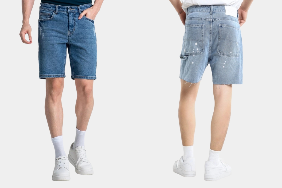 quần short jean
