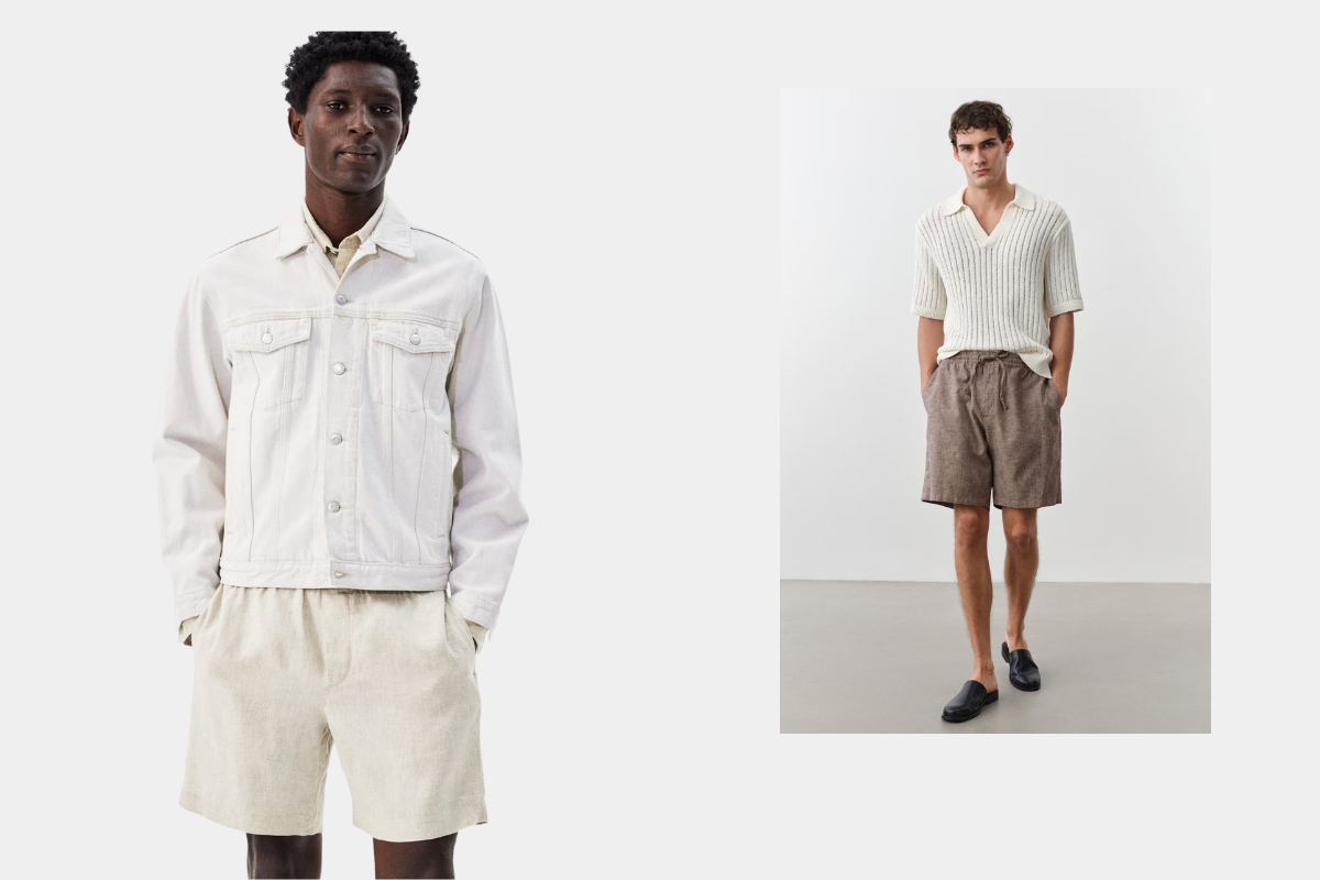 quần short linen