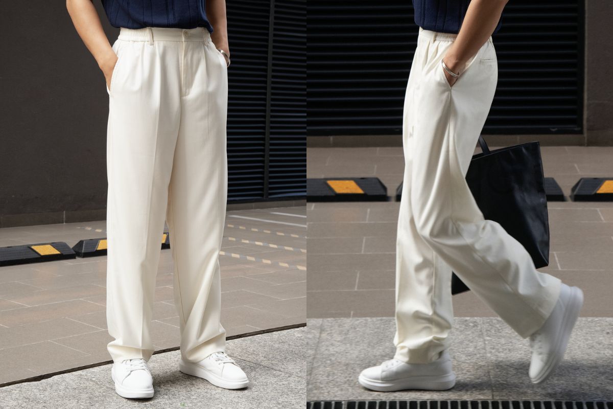 quần tây nam form loose fit