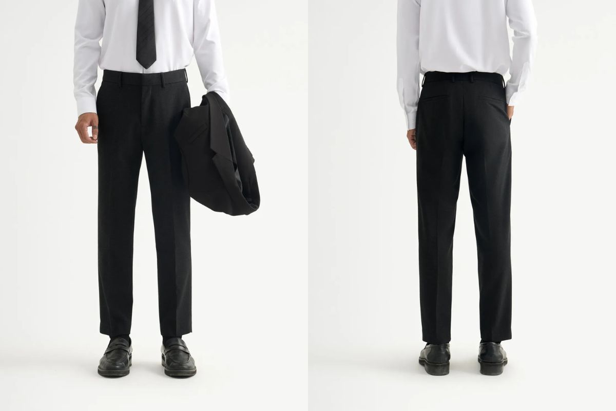 quần tây nam form slim fit