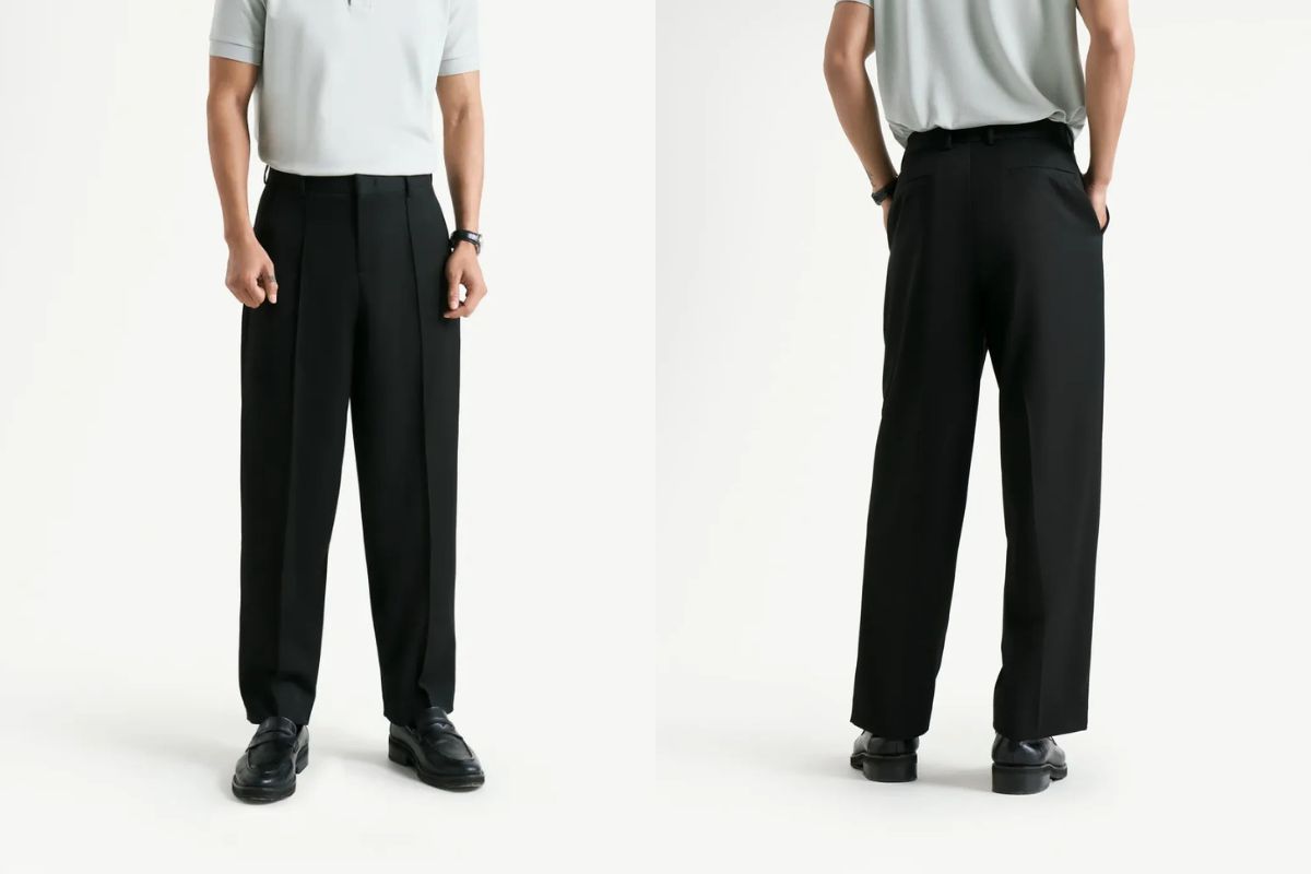 quần tây nam form straight fit