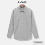 Áo sơ mi nam trung niên PAPAGO tay dài vải kate màu trơn - P23SDKT001 - Ảnh 16