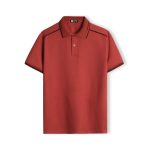 Áo polo cao cấp PAPAGO nam Trung niên vải cotton kim cương form rộng - P25PLCT003 - Ảnh 2