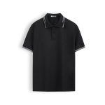 Áo polo PAPAGO cao cấp nam Trung niên vải cotton kim cương form rộng - P25PLCT002 - Ảnh 6