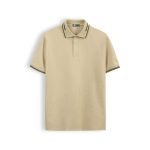 Áo polo PAPAGO cao cấp nam Trung niên vải cotton kim cương form rộng - P25PLCT002 - Ảnh 4