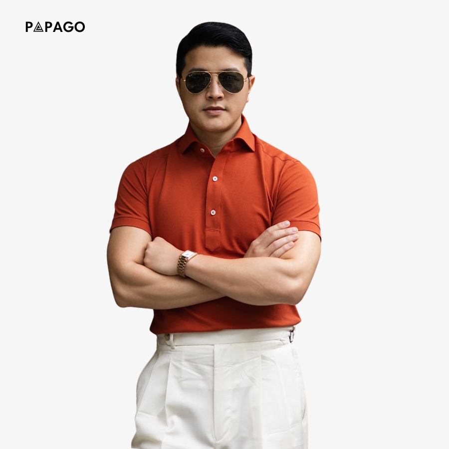 áo polo nam cổ chữ V 
