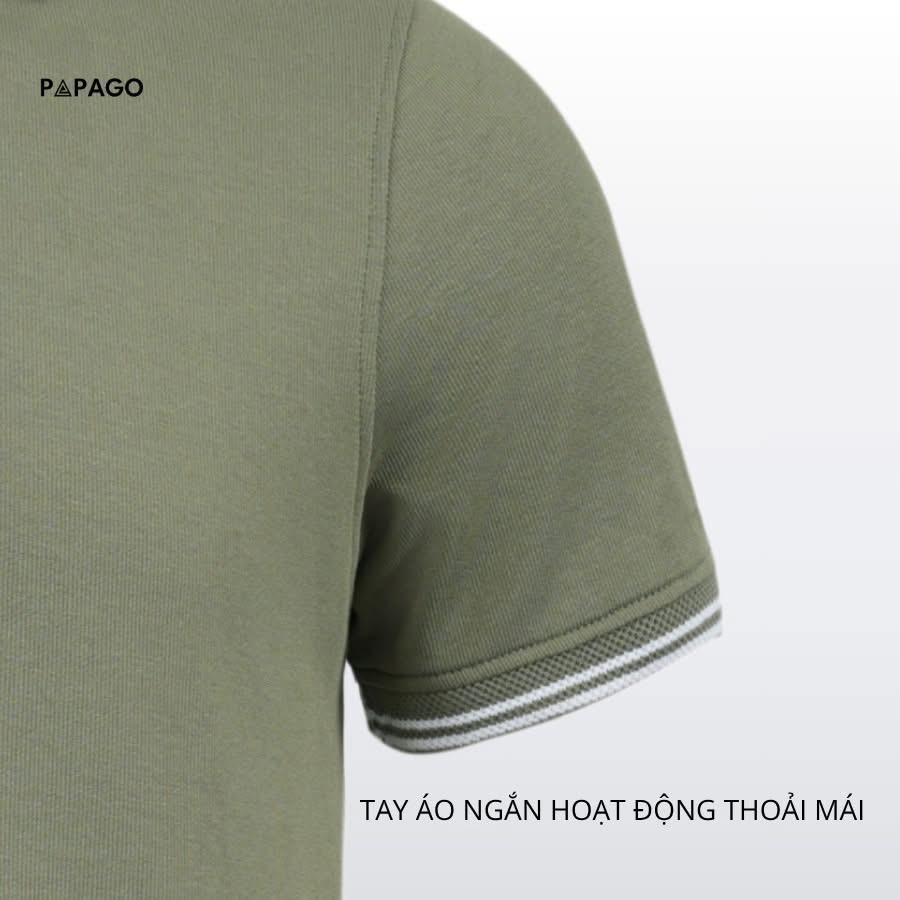 tay áo polo nam bo dệt kiểu