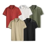 Áo polo cao cấp PAPAGO nam Trung niên vải cotton kim cương form rộng - P25PLCT003 - Ảnh 7