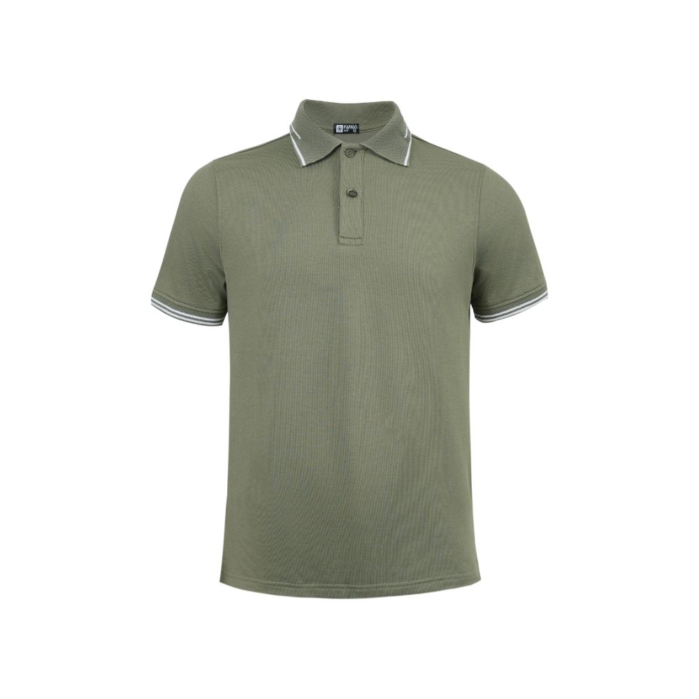 13 Áo polo PAPAGO cao cấp nam Trung niên vải cotton kim cương form rộng - P25PLCT002 - Ảnh 8