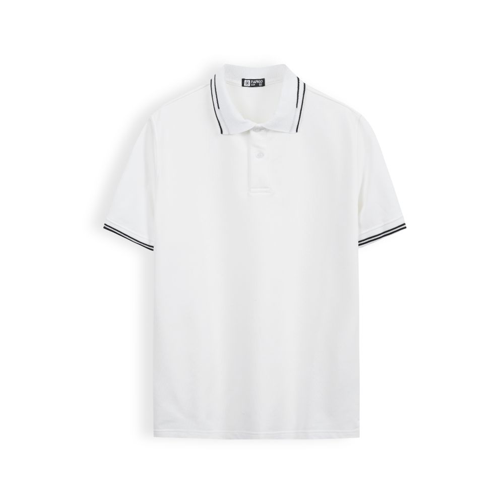 2 Áo polo PAPAGO cao cấp nam Trung niên vải cotton kim cương form rộng - P25PLCT002 - Ảnh 5