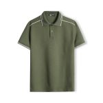 Áo polo cao cấp PAPAGO nam Trung niên vải cotton kim cương form rộng - P25PLCT003 - Ảnh 5