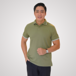 Áo polo PAPAGO cao cấp nam Trung niên vải cotton kim cương form rộng - P25PLCT002