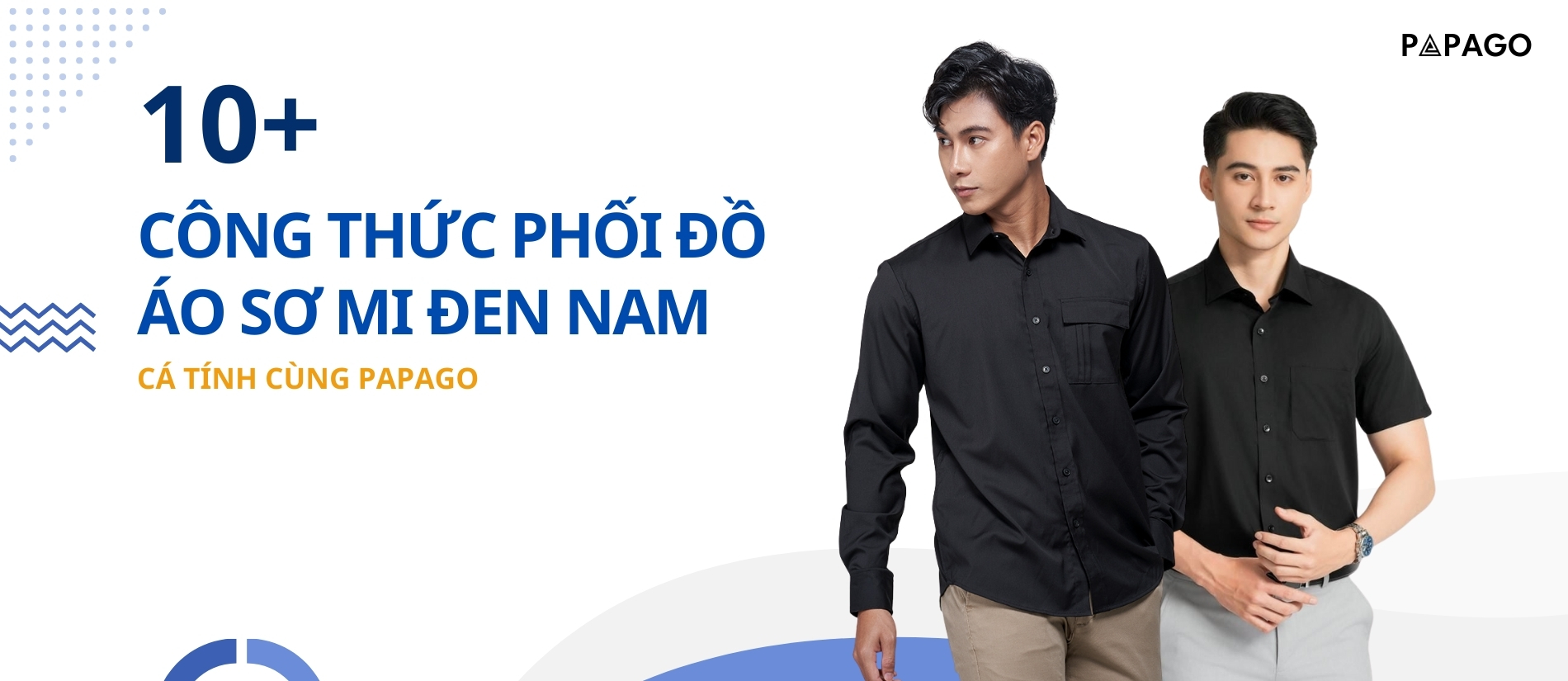 áo sơ mi đen nam