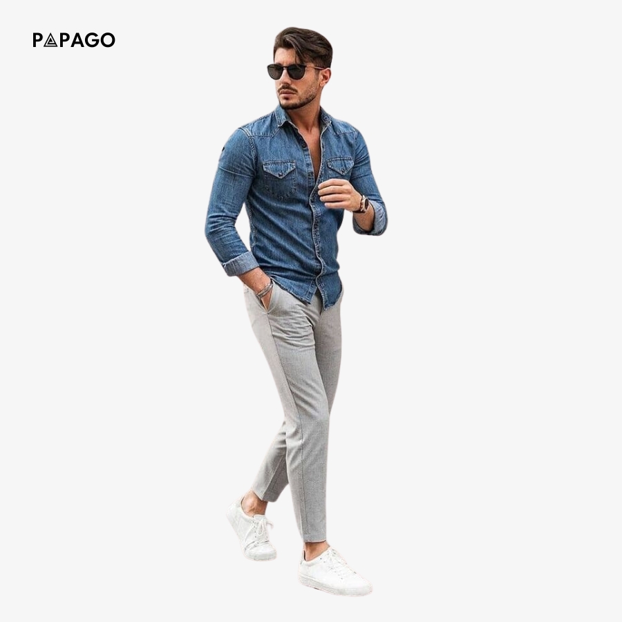 PHỐI ĐỒ ÁO SƠ MI NAM