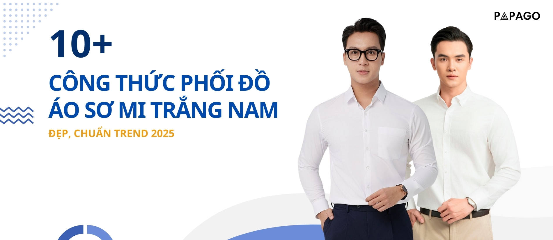 phối đồ áo sơ mi trắng nam