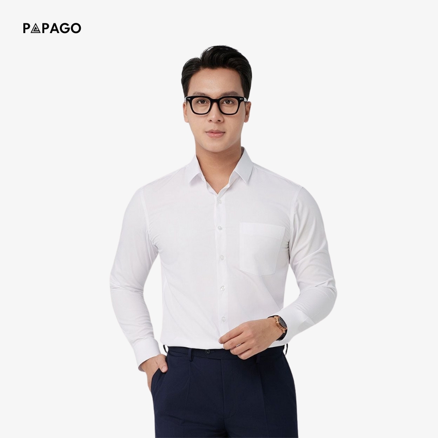phối đồ áo sơ mi trắng