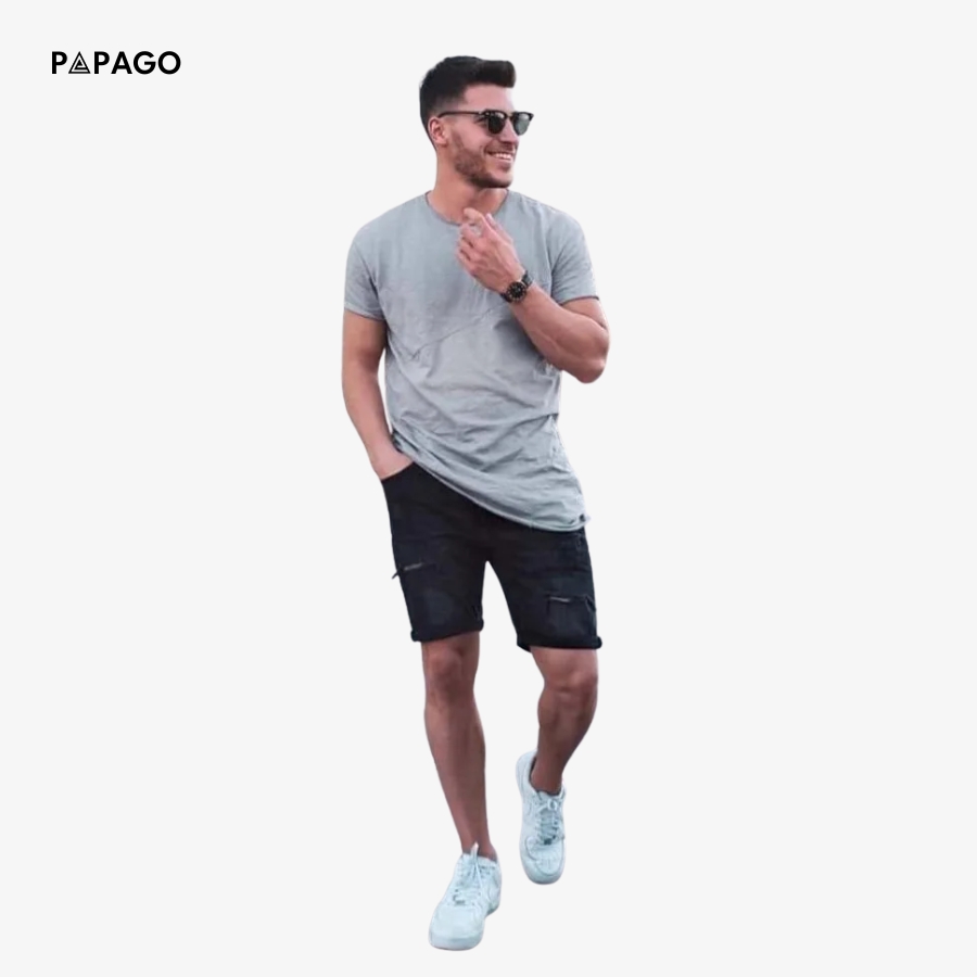 phối đồ quần short nam