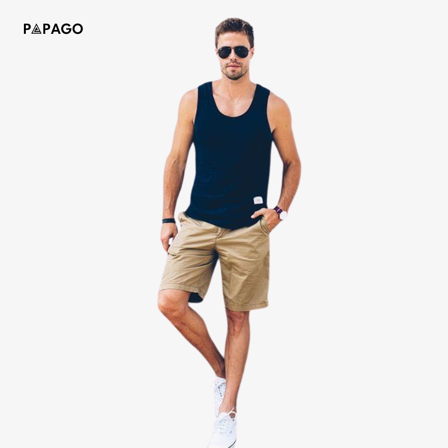 phối đồ quần short nam