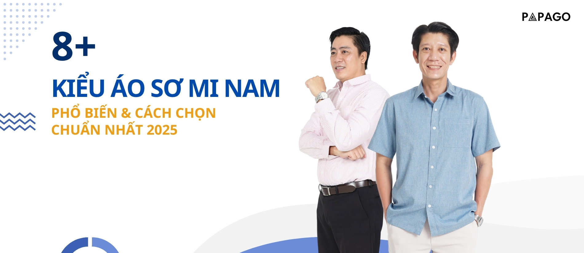 top 8 kiểu áo sơ mi nam 2025