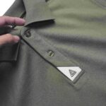 Áo polo cao cấp PAPAGO nam Trung niên vải cotton kim cương form rộng thêu logo trụ áo - P25PLCT004 - Ảnh 3