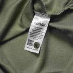Áo polo cao cấp PAPAGO nam Trung niên vải cotton kim cương form rộng thêu logo trụ áo - P25PLCT004 - Ảnh 2